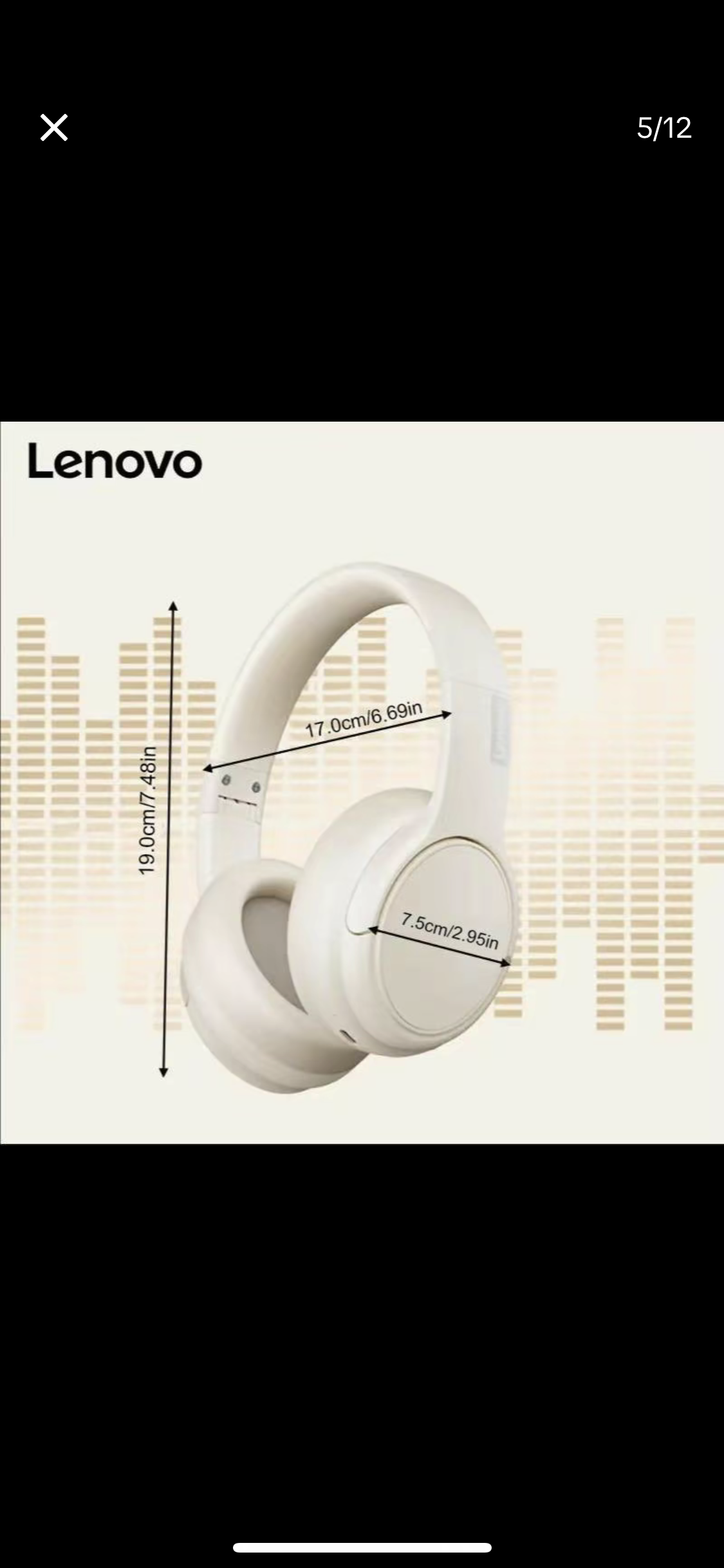Lenovo Bluetooth headphone